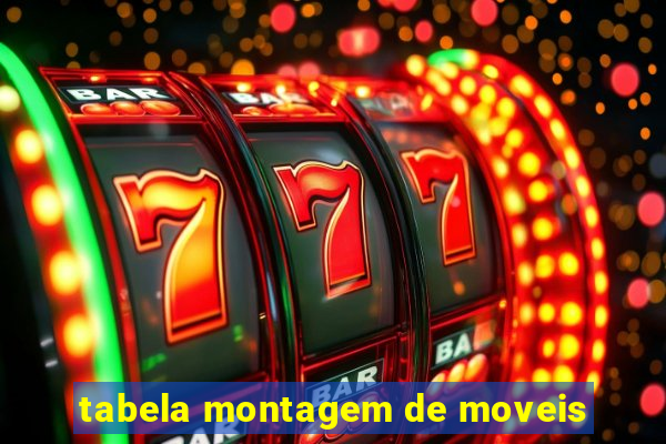 tabela montagem de moveis